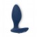 Синяя анальная пробка для ношения Ditto с вибрацией и пультом ДУ - 8,8 см. от We-vibe