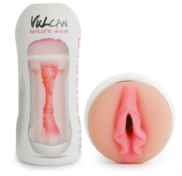 Мастурбатор-вагина в тубе Vulcan Realistic Vagina от Topco Sales