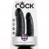Чёрный анально-вагинальный фаллоимитатор Double Penetrator - 20,9 см. от Pipedream