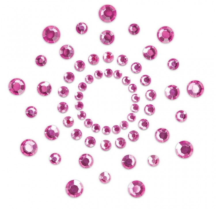 Розовые наклейки на грудь Mimi Bijoux от Bijoux Indiscrets
