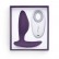 Фиолетовая анальная пробка для ношения Ditto с вибрацией и пультом ДУ - 8,8 см. от We-vibe