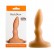 Анальный стимулятор телесного цвета Beginners p-spot massager flash - 11 см. от Lola toys