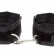 Чёрные полиуретановые наручники с карабином Beginners Wrist Restraints от Blush Novelties