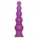 Фиолетовая анальная елка для DRILLDO в комплекте с бит-адаптером - 20 см. от Drilldo