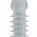 Прозрачная насадка с шишечками и шипами - 13,5 см. от ToyFa
