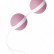 Нежно-розовые вагинальные шарики Joyballs Bicolored от Joy Division