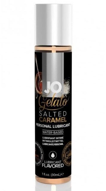 Лубрикант с ароматом солёной карамели JO GELATO SALTED CARAMEL - 30 мл. от System JO