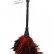 Кисточка с красно-чёрными пёрышками FRISKY FEATHER DUSTER - 36 см. от Pipedream