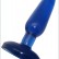 Синяя гелевая анальная пробка - 16 см. от Eroticon