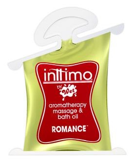 Масло для массажа Inttimo Romance с ароматом кедра и пачули - 10 мл. от Wet International Inc.