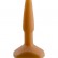 Оранжевый анальный стимулятор Small Anal Plug flash - 12 см. от Lola toys
