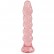 Анальная елочка из розового геля Crystal Jellies Anal Plug Bumps - 15,2 см. от Doc Johnson