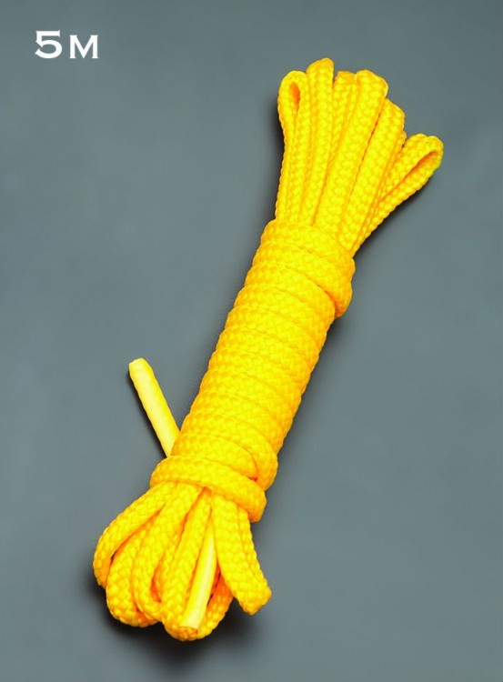 Желтая веревка для связывания - 5 м. от Sitabella