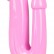 Розовый анально-вагинальный фаллоимитатор - 17,5 см. от Orion