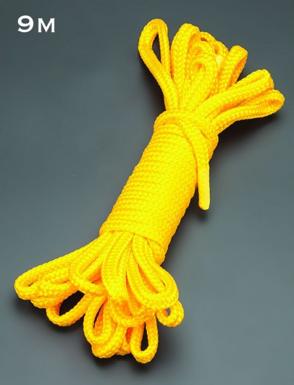 Желтая веревка для связывания - 9 м. от Sitabella