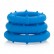 Синий набор Posh Silicone Performance Kits: анальная пробка и 3 эрекционных кольца от California Exotic Novelties