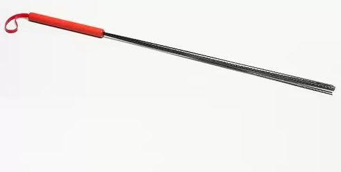 Стек с красной кожаной ручкой - 62 см. от Sitabella