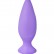 Фиолетовая анальная силиконовая пробка Mojo - 11 см. от Seven Creations