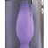 Фиолетовая анальная силиконовая пробка Mojo - 11 см. от Seven Creations