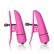 Розовые зажимы на соски с вибрацией Nipple Play Nipplettes от California Exotic Novelties