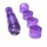 Фиолетовая виброракета Erotist с 4 насадками от Erotist