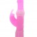 Розовый вибромассажёр с клиторальным отростком Rabbit Pearl - 26,5 см. от Seven Creations