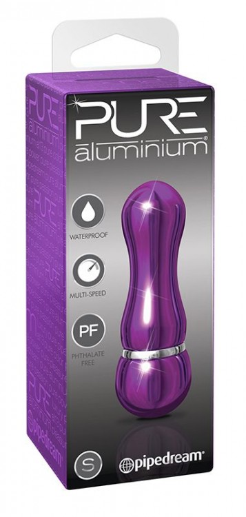 Фиолетовый алюминиевый вибратор PURPLE SMALL - 7,5 см. от Pipedream