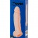 Телесная насадка на пенис с фиксацией мошонки - 18,5 см. от ToyFa