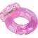 Толстое розовое эрекционное кольцо с вибратором от ToyFa