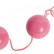 Розовые вагинальные шарики BI-BALLS от ToyFa