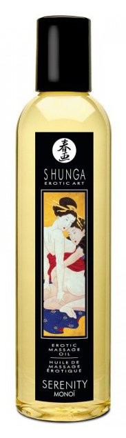 Массажное масло с ароматом таитянской монои Serenity Monoi - 250 мл. от Shunga