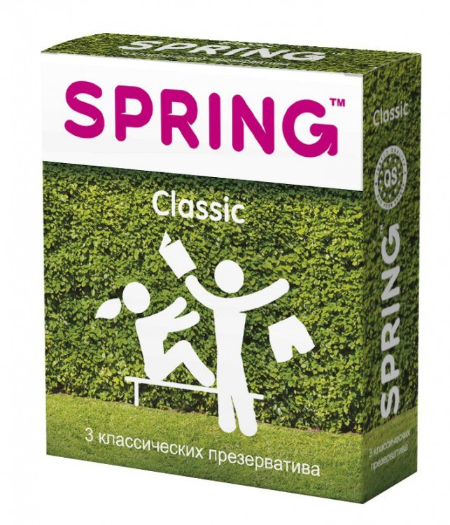 Классические презервативы SPRING CLASSIC - 3 шт. от SPRING