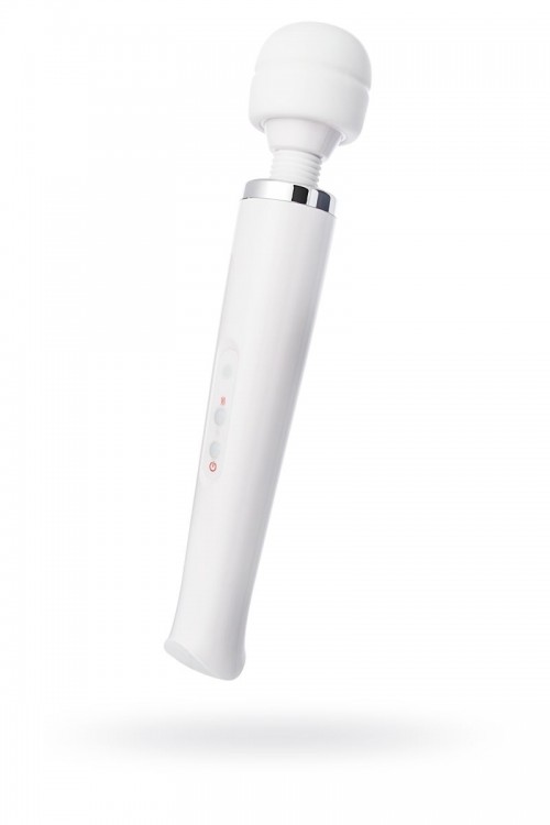 Белый вибратор-жезл Super massager - 32 см. от Erotist