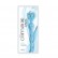 Голубая анальная цепочка с рёбрышками Climax Anal Silicone Stripes - 20,3 см. от Topco Sales
