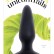 Чёрная анальная пробка с неоново-жёлтым хвостом Unicorn Tails Yellow - 9,9 см. от NS Novelties