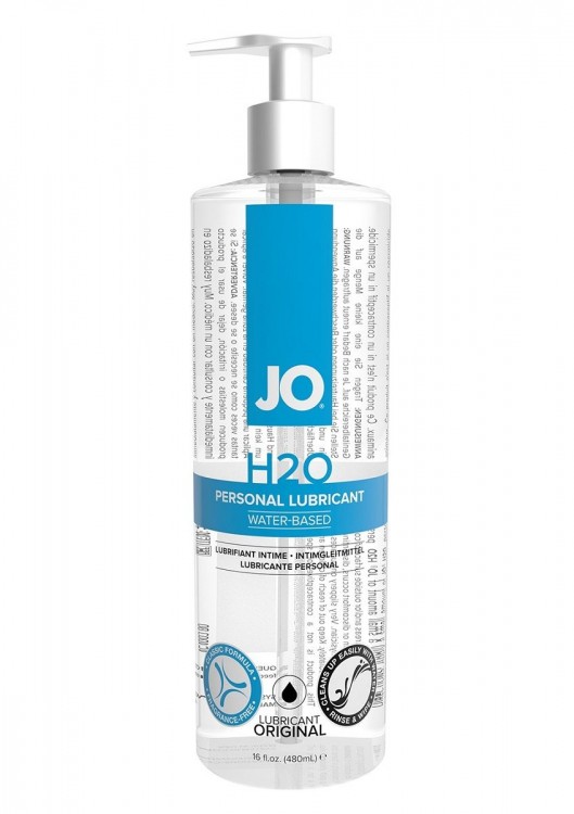 Лубрикант на водной основе JO Personal Lubricant H2O с дозатором - 480 мл. от System JO