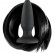 Чёрная анальная пробка с черным хвостом Filly Tails Black от NS Novelties