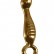 Золотистый фаллоимитатор с крупной головкой для массажа G-точки - 18 см. от Pipedream