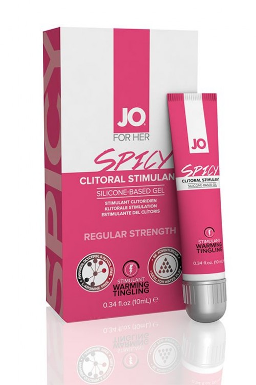 Возбуждающий гель для клитора сильного действия JO SPICY CLITORAL GEL - 10 мл. от System JO