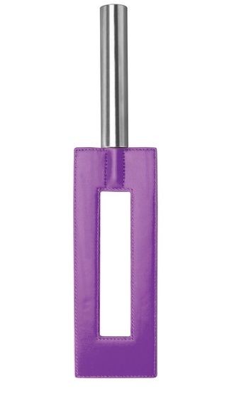 Фиолетовая шлёпалка Leather Gap Paddle - 35 см. от Shots Media BV