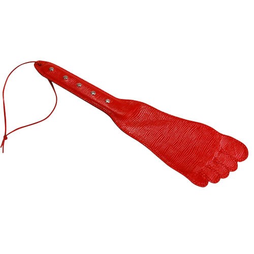 Красная хлопалка в форме ступни - 34,5 см. от Sitabella