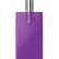 Фиолетовая прямоугольная шлёпалка Leather Paddle - 35 см. от Shots Media BV