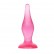 Розовая анальная пробка с присоской - 13,8 см. от Baile
