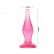 Розовая анальная пробка с присоской - 13,8 см. от Baile