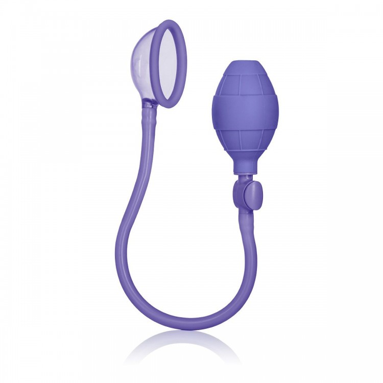 Фиолетовая помпа для клитора Mini Silicone Clitoral Pump от California Exotic Novelties