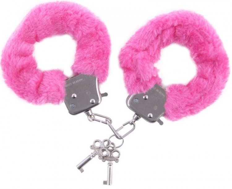 Розовые наручники от ToyFa