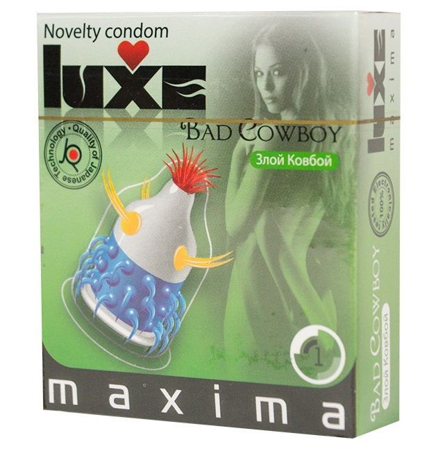 Презерватив LUXE Maxima  Злой Ковбой  - 1 шт. от Luxe