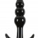 Чёрная анальная пробка Jelly Rancher T-Plug Ripple - 10,9 см. от NS Novelties