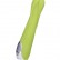 Зелёный вибратор Dolce Mateo - 16,5 см. от ToyFa