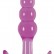 Фиолетовая анальная пробка Jelly Rancher T-Plug Ripple Purple - 10,9 см. от NS Novelties